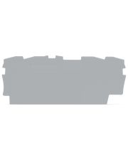 Торцева/проміжна пластина Wago 2002-1491 товщиною 0,8мм (сіра)