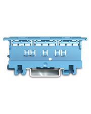 Держатель клемм Wago 221-500/000-006 на рейку DIN-35 или для винтового крепления (221 серия) 4мм (синий)