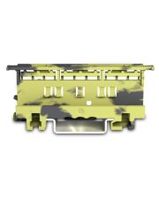 Держатель клемм Wago 221-500/000-053 на DIN-35 рейку или для винтового крепления (серо-желтый)
