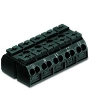 Клемма Wago 862-9505 PE-N-L1-L2-L3 (черная)