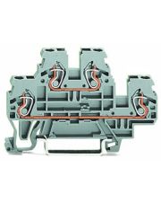 Компактная клемма Wago 870-502 D-D N/L (серая)