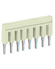 Изолированная Push-in-TYPE перемычка Wago 2000-408 Bars на 8-контактов (серая)
