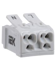 Пружинна сполучна клема IEK UKZ-B06-2P-F0-E0-10 КСП2-L+N