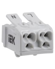 Пружинна сполучна клема IEK UKZ-B06-2P-F1-E0-10 КСПн2-L+N