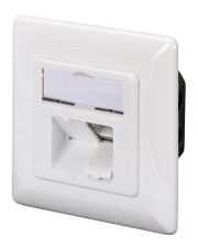 Настенная розетка Digitus DN-9005-N Cat.6 STP 2xRJ45 8P8C для скрытой проводки
