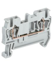 Пружинна клема IEK YZN11-002-K03 КПІ 2в-2.5 31А (сіра)