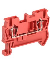 Пружинна клема IEK YZN11-002-K04 КПІ 2в-2.5 31А (червона)