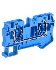 Пружинна клема IEK YZN11-006-K07 КПІ 2в-6 57А (синя)