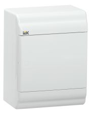 Пластиковий навісний щит IEK MKP82-N-04-WD-41-20 ЩРН-П-4 модуля IP41 PRIME з білими дверима
