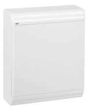 Пластиковий навісний щит IEK MKP82-N-24-WD-41-10 ЩРН-П-24 модуля IP41 PRIME з білими дверима
