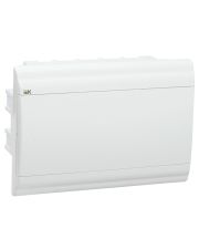 Пластиковий щит IEK MKP82-V-12-WD-41-10 ЩРВ-П-12 модулів IP41 PRIME з білими дверима