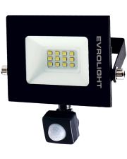 Светодиодный прожектор с датчиком движения Evrolight EV-10D (56748) 10Вт 6400К