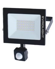 Светодиодный прожектор с датчиком движения Evrolight EV-30D (56750) 30Вт 6400К