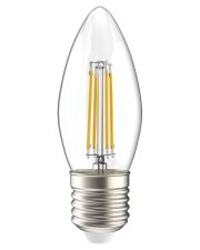 Прозрачная LED лампа IEK LLF-C35-5-230-40-E27-CL C35 (свеча) 5Вт 230В 4000К E27 серия 360°