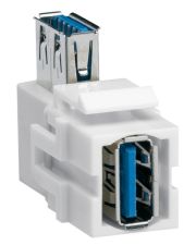 Модуль Keystone Hager VZ30UA USB 3.0 під кутом 90°