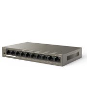 Неуправляемый коммутатор Tenda TEF1110P-8-63W 10xFE 8xFE PoE 2xFE Uplink (TEF1110P-8-63W)
