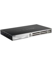 Коммутатор D-Link DGS-3130-30S 24xSFP 4x1GE/SFP 2x10GE 4xSFP+10G L3 Stackable