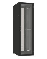 Шкаф Zpas IT-246010-44AA-4-161-FP 19" 24U 600x1000 WZ-IT-246010-44AA-4-161-FP с перфорированной дверью (черный)