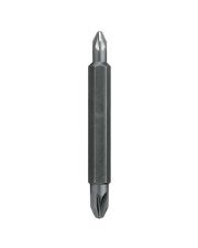Двусторонняя бита Stanley 1-68-786 Pz1/Pz2 1/4" 60мм с шестигранным хвостовиком (10шт)