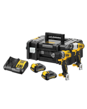 Набор из двух электроинструментов DeWALT DCK2110C2T DCD701, DCF801 c 2 АКБ и ЗУ