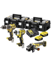 Набор из электроинструментов DeWALT DCK384P2T (DCD796, DCF887, DCG405) c 2 АКБ и ЗУ