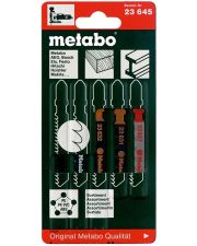 Набор пильных полотен для лобзика Metabo 623645000 (5шт)