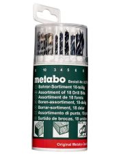 Набор сверл Metabo 627190000 3-10мм (18шт)