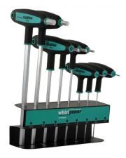 Набір шестигранних Т-подібних ключів Whirlpower 151-0708 (23473) 2-10мм (8шт на підставці)