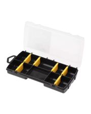 Пластмасовий органайзер Stanley STST81679-1 210х115х35мм на 10 відсіків з переставними перегородками