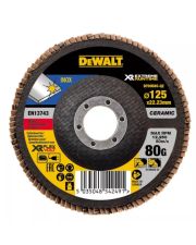 Пелюсточний увігнутий шліфкруг по нержавіючій сталі DeWALT DT99585 FleхVolt 80G 125х22,23мм
