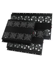 Вентиляторная панель для сервера Mirsan MR.FAN2WT.01 RAL 9005 с 2 вентиляторами (черная)