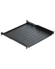 Регульована полиця для серверної шафи Mirsan MR.HRM1U45.01 19" 1U 450-540 RAL 9005 (чорна)