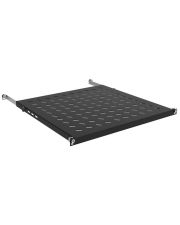 Полка Zpas WZ-8264-80-05-650-161 19" 0.5U глубина 650мм (крепление 650-750мм) грузоподъемность 70кг (черная)