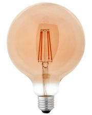 Філаментна лампа Delux Globe Amber filament G125 8Вт Е27 2700K (90016726)