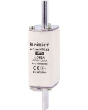 Плавкий запобіжник E.Next e.fuse.NT0.63 габарит 0 63А (i0760050)