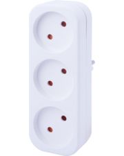 Трійник E.Next e.socket.003.10.2 2P 10А без заземлення (s9100053)