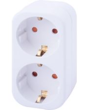 Двомісний розгалужувач E.Next e.socket.002.16.3 2P+PE 16А із заземленням (s9100054)