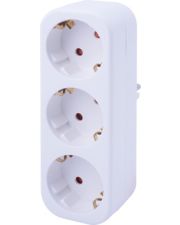 Трійник E.Next e.socket.003.16.3 2P+PE 16А із заземленням (s9100055)