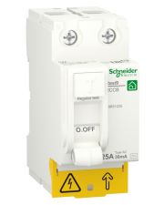 Дифференциальное реле Schneider Electric R9R51225 RESI9 1Р+N 25A 30мА АС