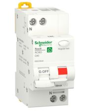 Дифференциальный автомат Schneider Electric R9D25640 RESI9 6кА 1P+N 40A C 30мА АC