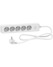 Подовжувач Schneider Electric ST9451W на 5 місць із заземленням 1,5м (білий)