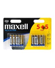 Лужна батарея Maxell 790254.00 Alkaline AAA LR03 10шт (5+5) у блістері