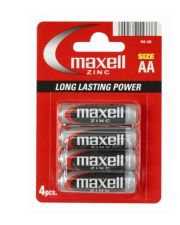 Сольова батарейка Maxell 774405.04 AA/R6 4шт у блістері