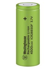 Аккумулятор литий-ионный Westinghouse ICR26650F-4500. Li-ion ICR26650 3,7В 4500mАч 1шт