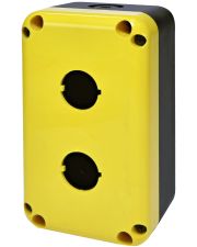 Корпус поста Eti ESB2Y Standart 2 места желто-черный (4771636)