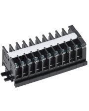Блок затискачів IEK YZN43-10-001-K02 БЗН TK-010 1.5мм² 10А 10 пар на DIN-рейку