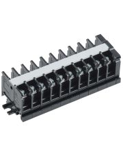 Блок затискачів IEK YZN43-10-002-K02 БЗН TK-020 2.5мм² 20А 10 пар на DIN-рейку