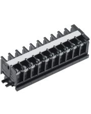 Блок затискачів IEK YZN43-10-004-K02 БЗН TK-030 4мм² 30А 10 пар на DIN-рейку