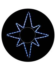 Уличная светодиодная гирлянда Delux EN MOTIF Star (90012985) 65х75см 8 мигающих диодов IP44 (белый свет)