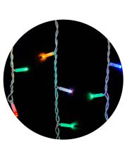 Біла вулична LED гірлянда Delux EN ICICLE 75LED (90012956) 2x0,7м 18 миготливих діодів IP44